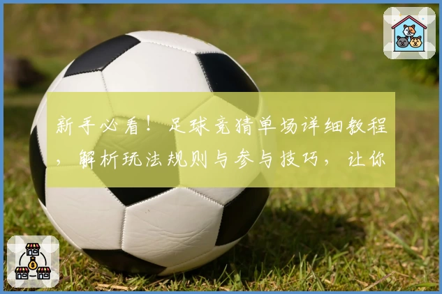 新手必看！足球竞猜单场详细教程，解析玩法规则与参与技巧，让你轻松上手